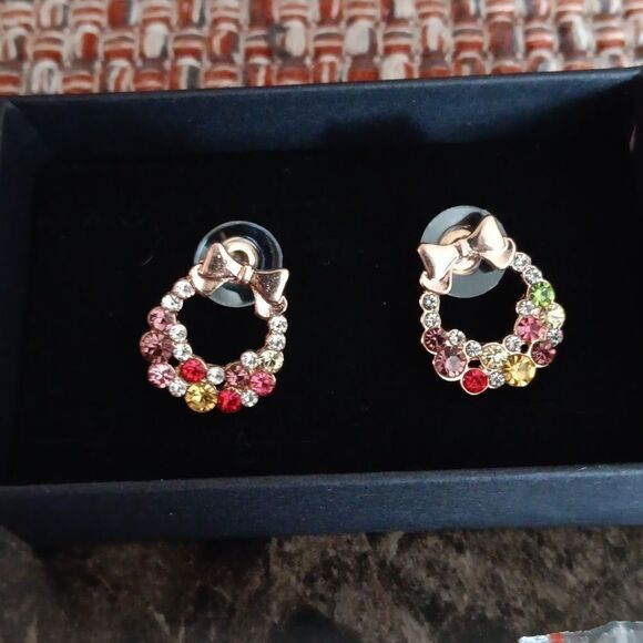 Unbranded Jewelry - New Bowtie Christmas Earrings‎